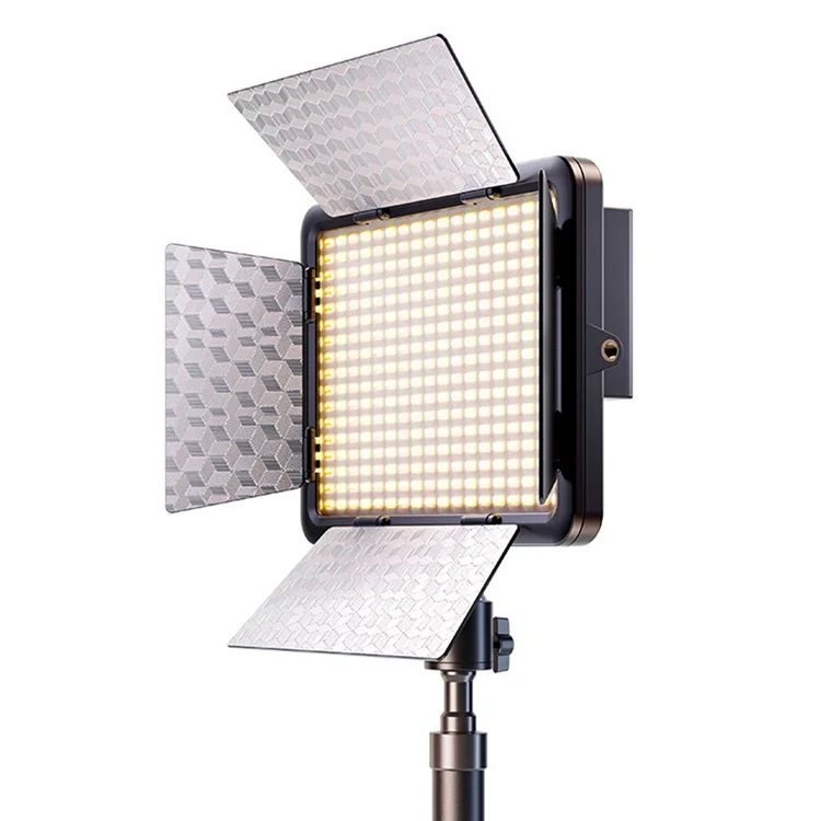 MM120C Portable LED Video Light Panel for Studio Portrait Photography Lighting Dimmable Fill Light ( No Battery ) - Silver Panel