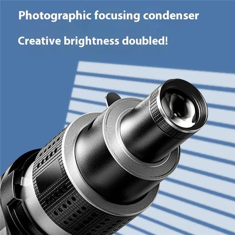 MM-06Pro Conjunto de 25 Gobos para Holofote de Fotografia com Condensador LED para Montagem Bowens (Compatível com Godox, Jinbei e Aputure)