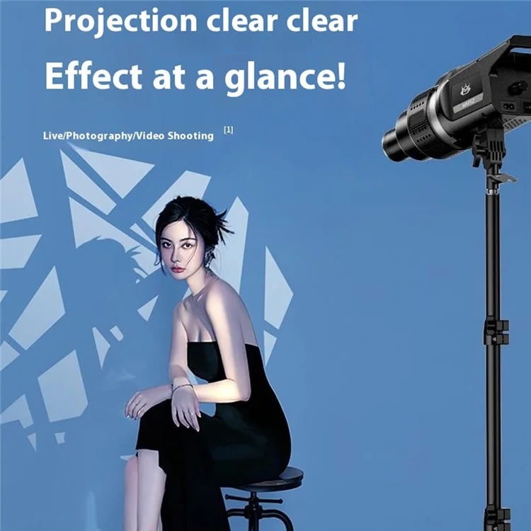 MM-06Pro Condenseur de photographie 35 Jeu de Gobo Tube projecteur optique LED pour monture Godox Jinbei Aputure Bowens