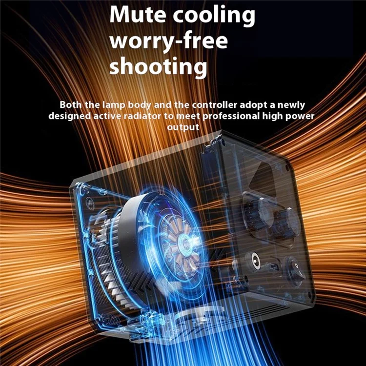 ZGRL60 Luz de Vídeo LED Portátil de Alta Potência para Preenchimento Luz Profissional para Fotografia, Filmagem e Iluminação de Palco