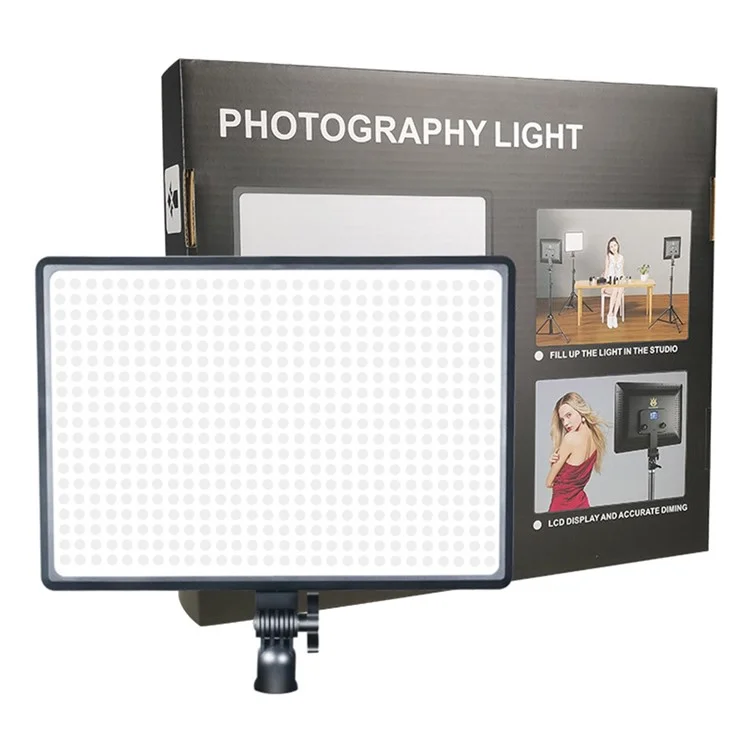 A111 Panneau Lumineux LED pour Photographie et Streaming Vidéo - Prise EU