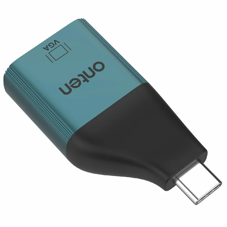 ONTEN UC105 Adaptador Tipo-C para VGA Conversor de Resolução 2K 60Hz para Laptop e Celular