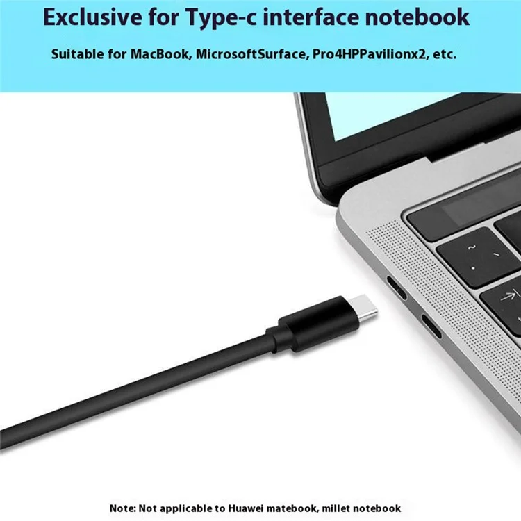 ONTEN OTN-9538 Câble Type-C vers DP Convertisseur Vidéo HD 4K pour MacBook