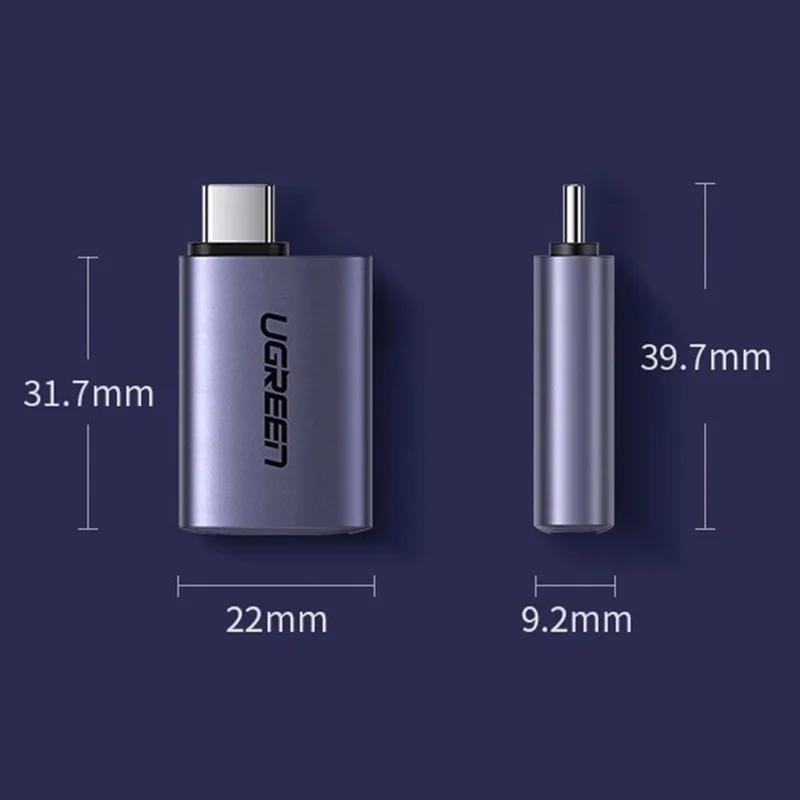 UGREEN 70451 Convertisseur Type C vers DP 4K 60Hz / 2K 144Hz Adaptateur d'Affichage Haute Définition