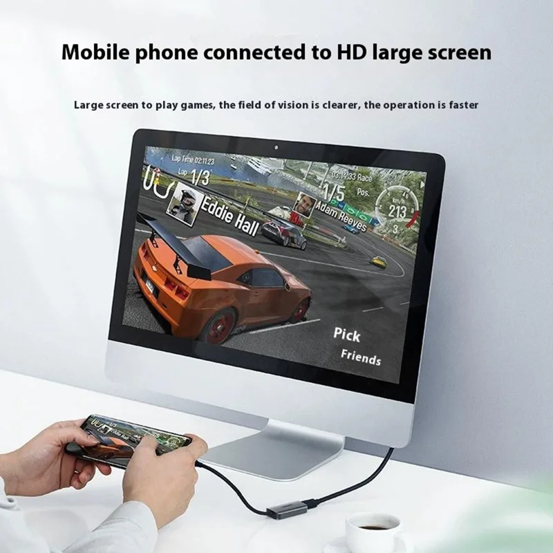 UGREEN 60351 Adattatore da Type-C a Mini DisplayPort in Lega di Alluminio Convertitore Video 4K 60Hz