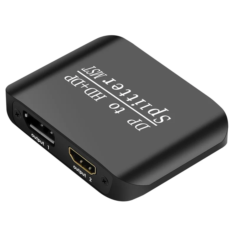 Adaptador Divisor NK-W60 DP para HD+DP 4K 60Hz MST / SST para Exibição Dupla / Exibição Espelhada