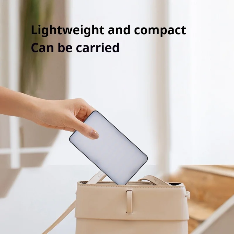 N13 Pocket Light Three Color Temperature Adjustable LED Photography Lighting - Black