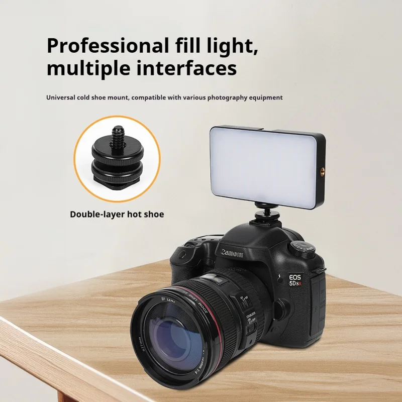 N13 Pocket Light Three Color Temperature Adjustable LED Photography Lighting - Black