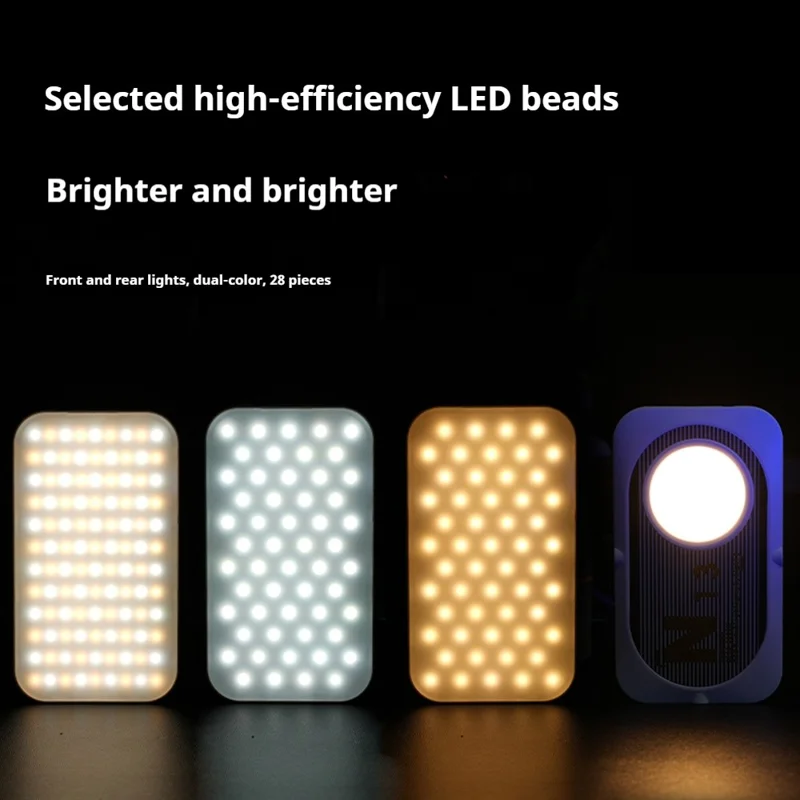 N13 Pocket Light Three Color Temperature Adjustable LED Photography Lighting - Black