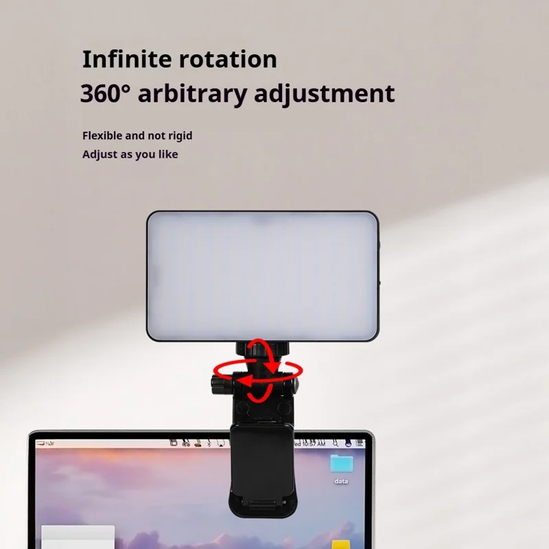 N13 Pocket Light Three Color Temperature Adjustable LED Photography Lighting - Black