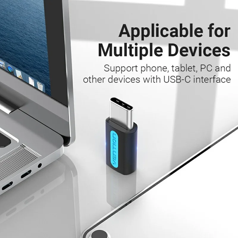 VENTION CDX Series USB 2.0 Type-C Male to Micro-B Female Adapter Mini OTG Converter
