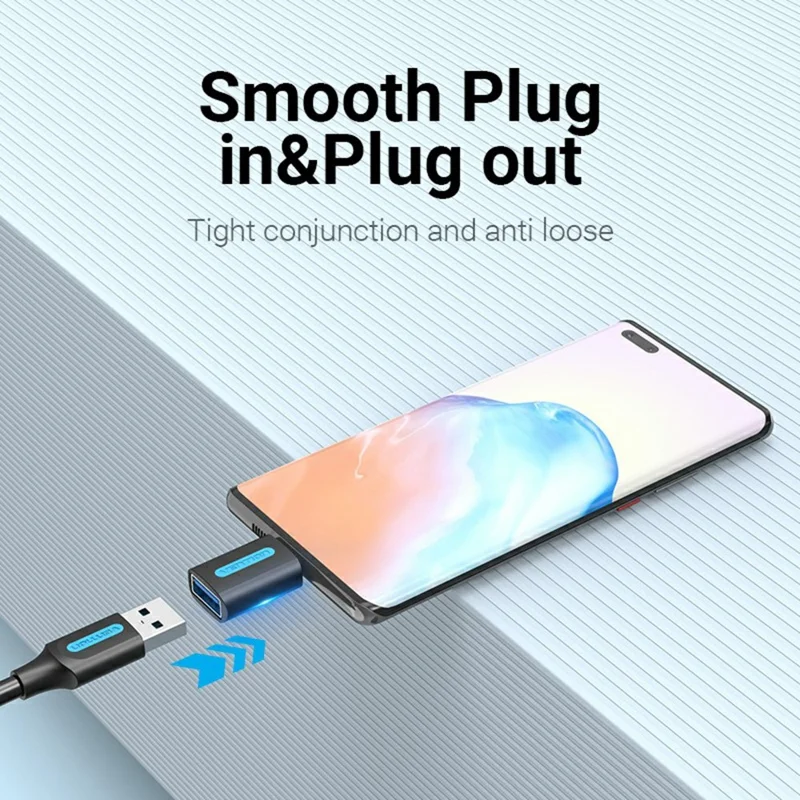 Adaptateur OTG Mini VENTION CDU Série USB 3.0 Type C Mâle vers USB A Femelle