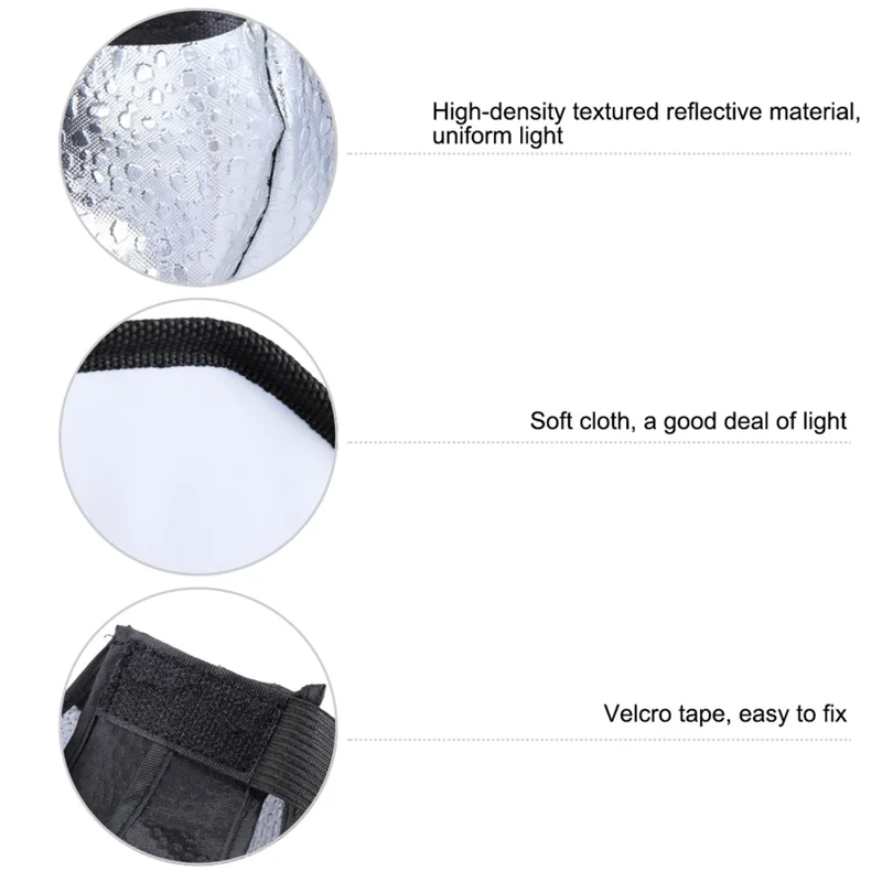 PULUZ PU5120 20cm Foldable Soft Flash Light Box Camera Photography Softbox Studio Light Diffuser