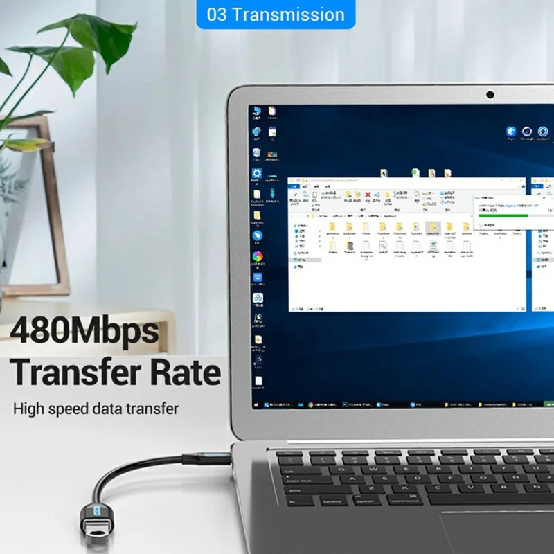 Cable OTG de datos VENTION CCS Serie 0,15m USB 2.0 Tipo C Macho a USB A Hembra 480 Mbps