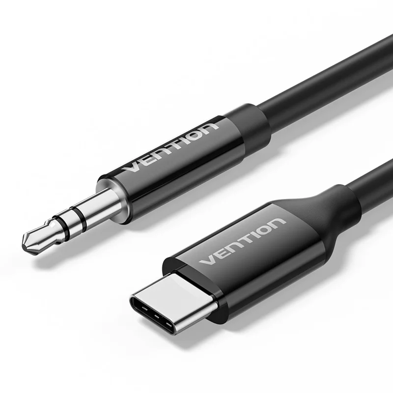 VENTION Série BIF 1m Câble Adaptateur Audio Type C vers 3,5mm pour Smartphone et Ordinateur Portable