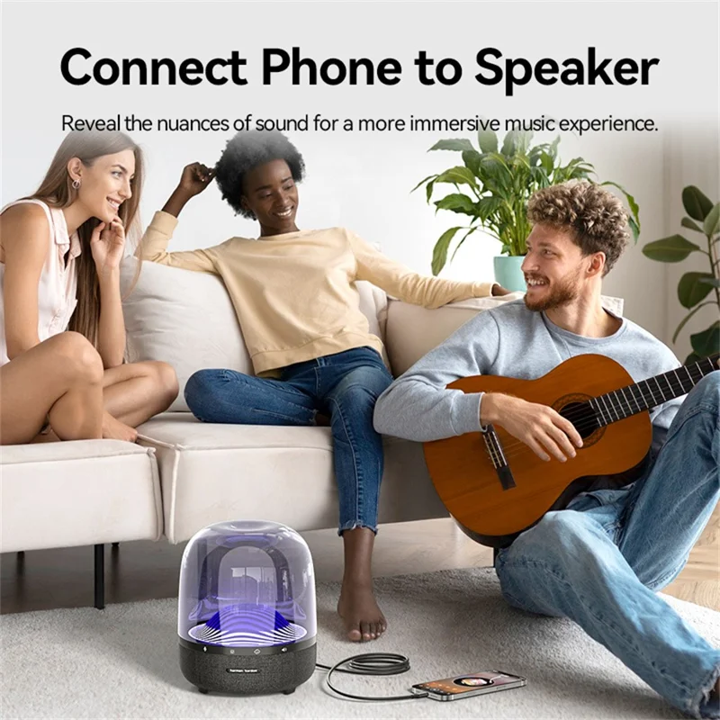 Cable adaptador de audio VENTION BIF Series de 1,5m, de USB Tipo C a 3,5mm para smartphone y portátil