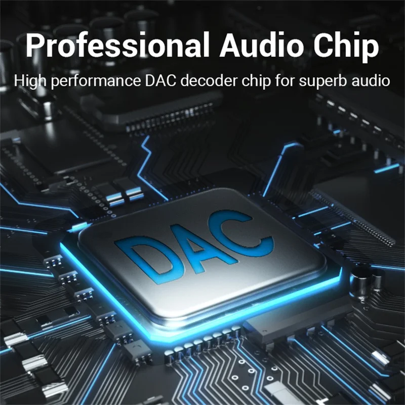 VENTION BGM Serie 0,1m Type-C zu 3,5mm Audio Adapter Kabel mit DAC Decoder - Grau