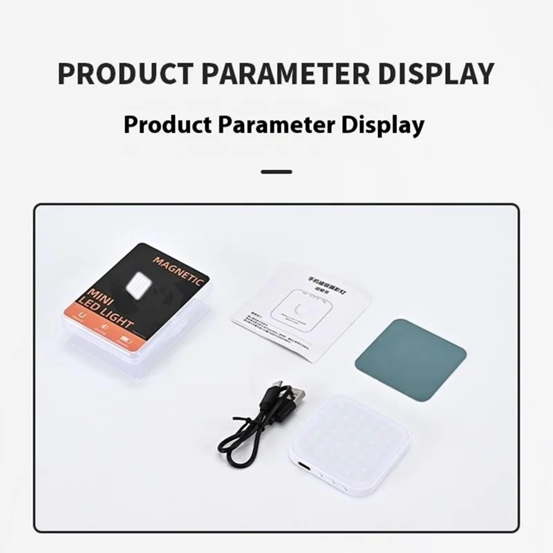 OT18 3 Color Temperatures Magnetic Photography Fill Light for Mobile Phone Mini Pocket LED Light