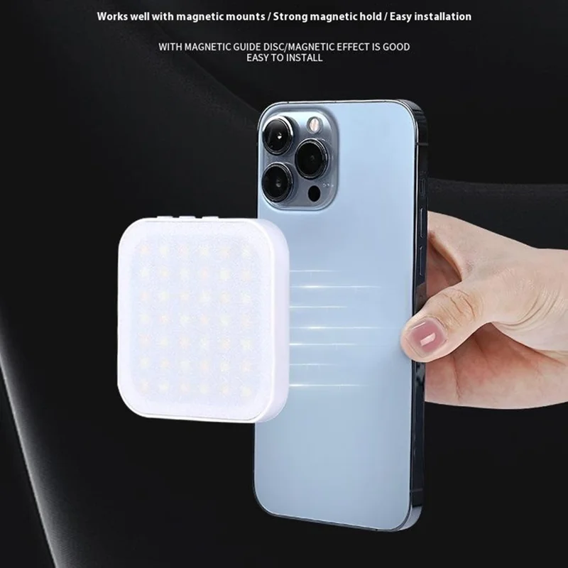 OT18 3 Color Temperatures Magnetic Photography Fill Light for Mobile Phone Mini Pocket LED Light