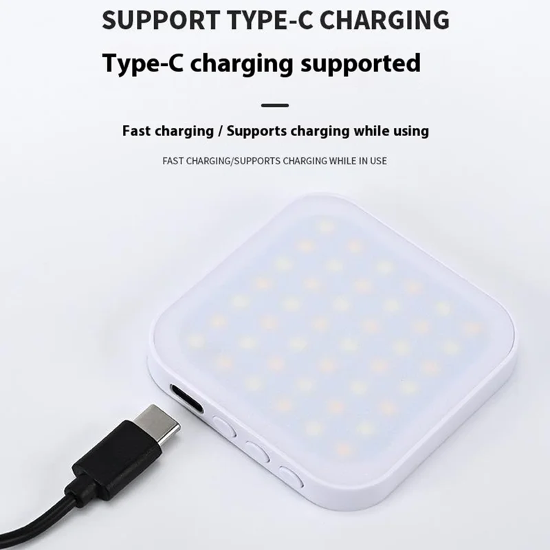 OT18 3 Color Temperatures Magnetic Photography Fill Light for Mobile Phone Mini Pocket LED Light