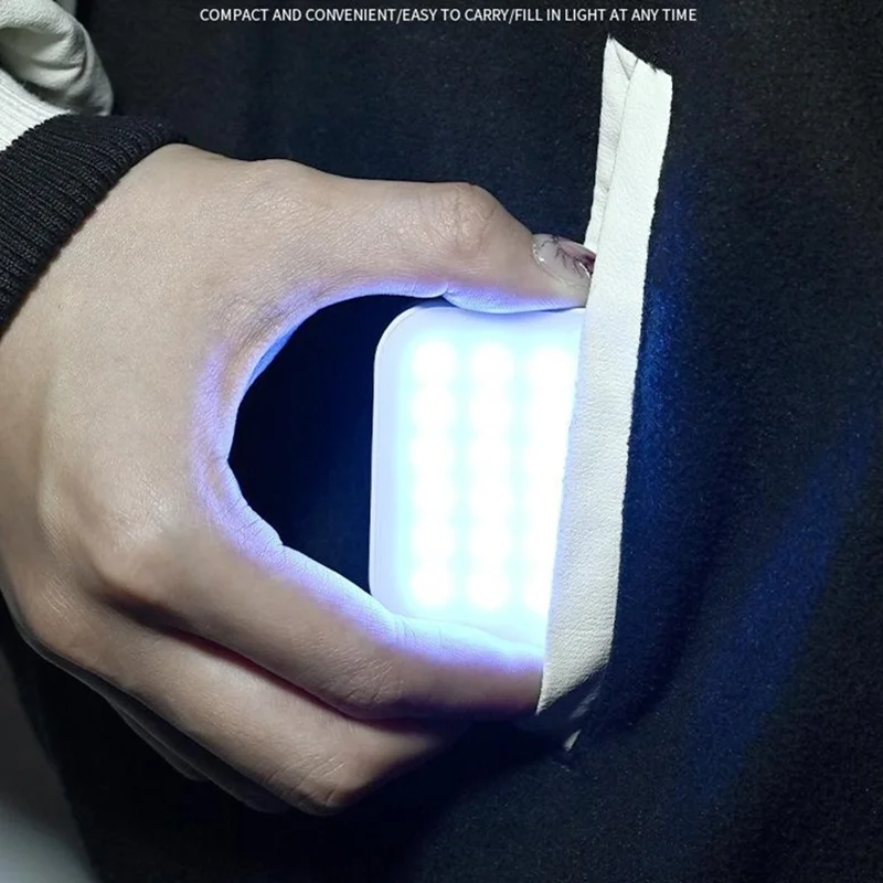 OT18 3 Color Temperatures Magnetic Photography Fill Light for Mobile Phone Mini Pocket LED Light