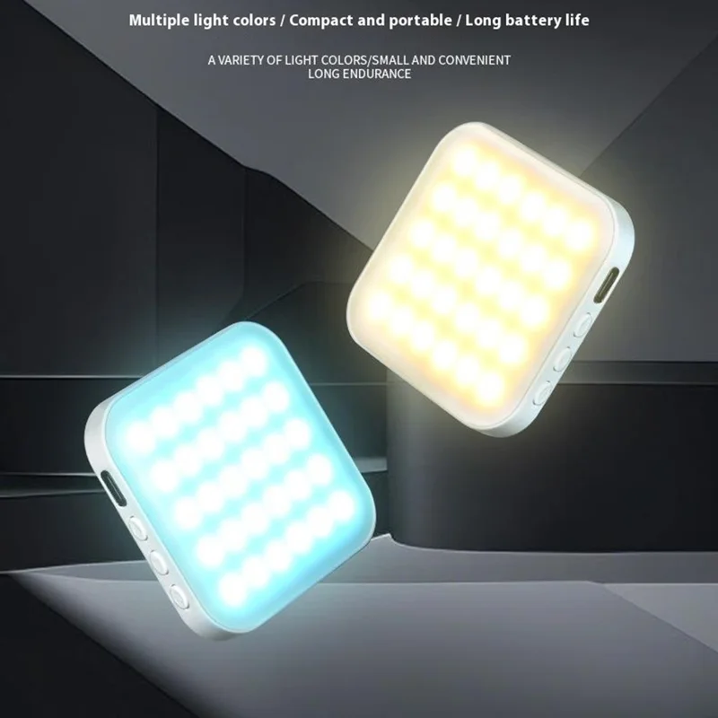 OT19 RGB Photography Fill Light for Mobile Phone Magnetic Attachment Mini Pocket LED Light