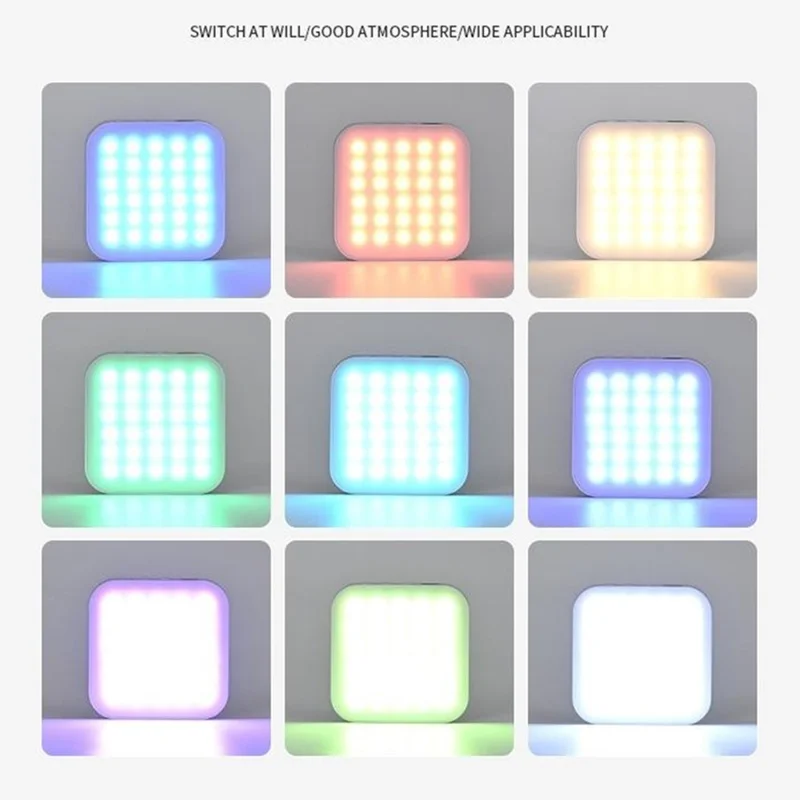 OT19 RGB Photography Fill Light for Mobile Phone Magnetic Attachment Mini Pocket LED Light