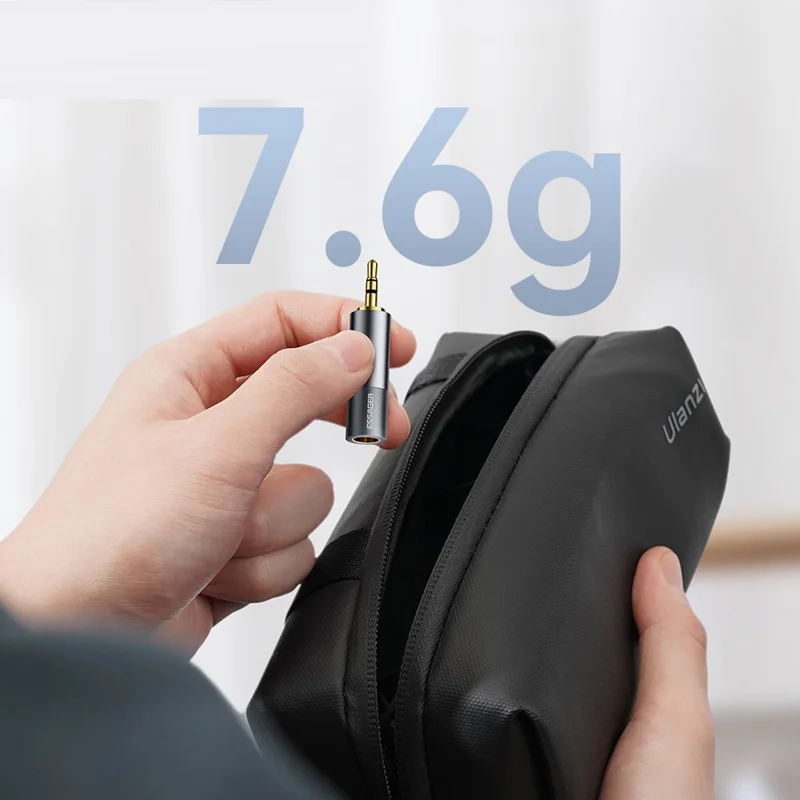 Adaptateur audio ESSAGER 3,5 mm mâle vers 6,5 mm femelle Connecteur doré HiFi portable