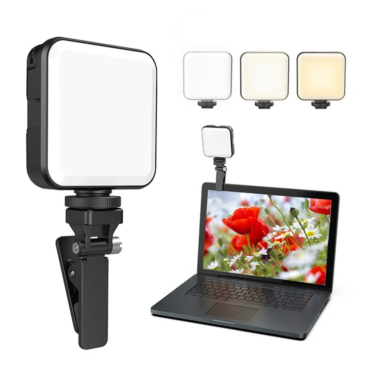 Wonew FL02 LED Camera LED Fill 3000-6000K Dimmable Mobile Phone Camera Computer Live Broadcast Photography Light