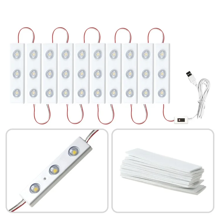 Indução Manual - 6 Tiras de LED