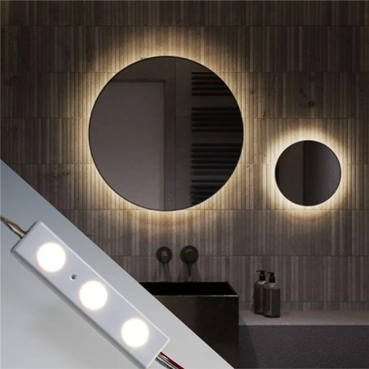 Touch Control Dimmable LED Makeup Mirror Light Strip USB Powered Vanity Table Lamp - 10 LED Strips