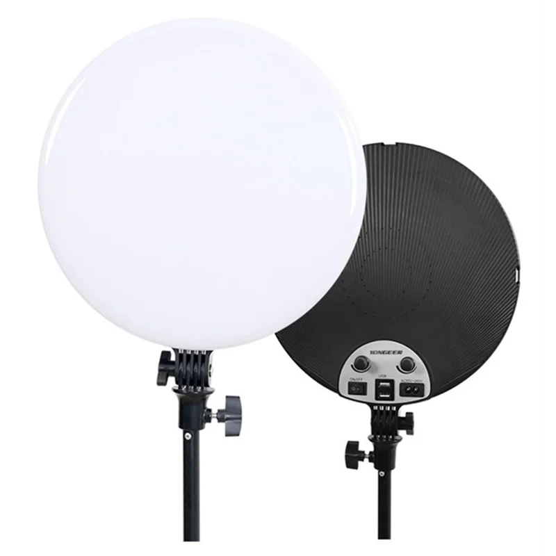 Dimmable Soft Light 3000K-6000K LED Light Photography Lighting Studio Light for Filming Recording Portraits - EU Plug