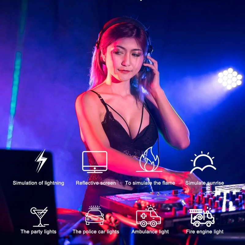 MM8815 500W High Brightness RGBW LED Video Light 1700K to 12000K Lighting Panel for Indoor Studio Photography Youtube Video Shooting - EU Plug