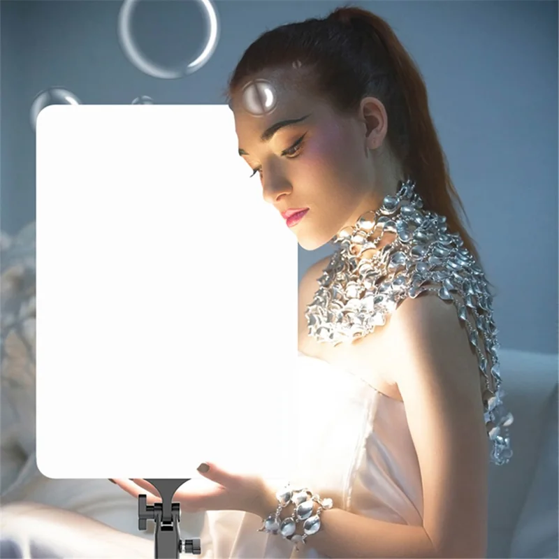 MM8815 500W High Brightness RGBW LED Video Light 1700K to 12000K Lighting Panel for Indoor Studio Photography Youtube Video Shooting - EU Plug