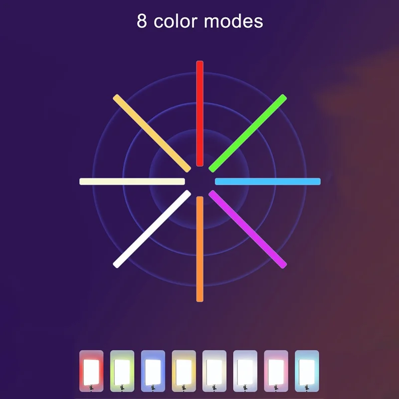 MM8815 500W High Brightness RGBW LED Video Light 1700K to 12000K Lighting Panel for Indoor Studio Photography Youtube Video Shooting - EU Plug