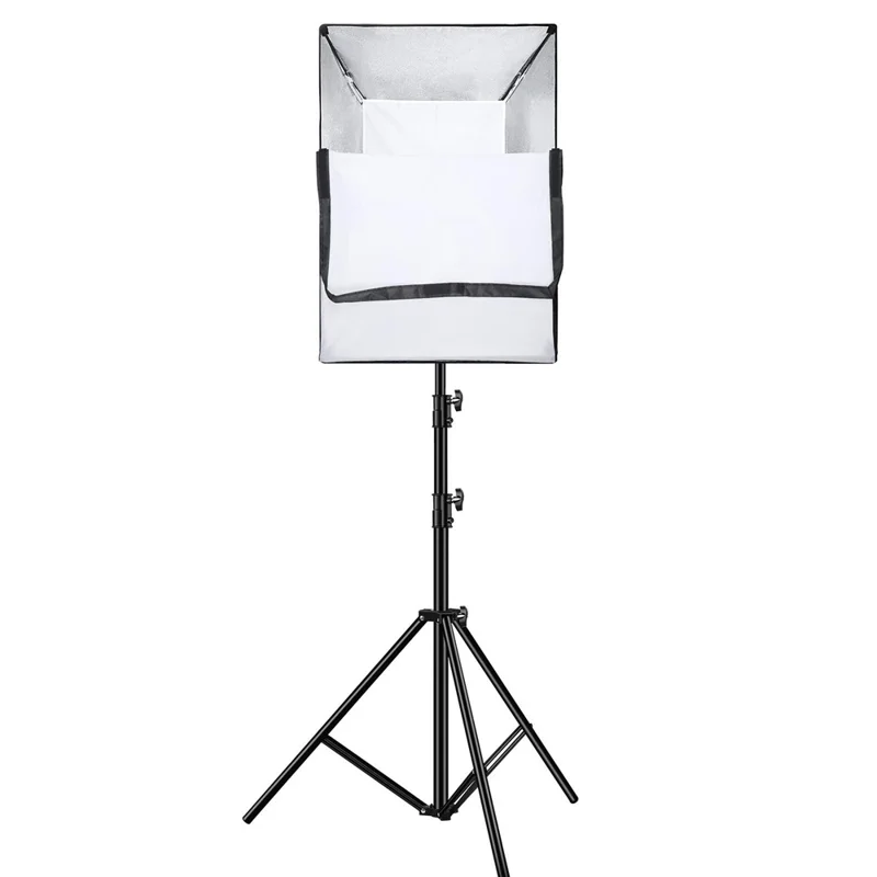 PULUZ PKT3111 3200K-5600K LED Studio Light with Softbox Photography Kit Set - US Plug