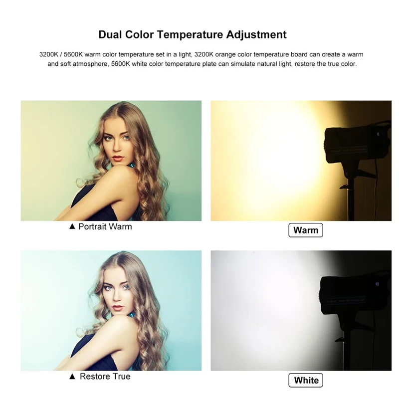 PULUZ PKT3108 Photography Kit Set 3200K-5600K 120W Video Light with Softbox Remote Control Light Holder - UK Plug