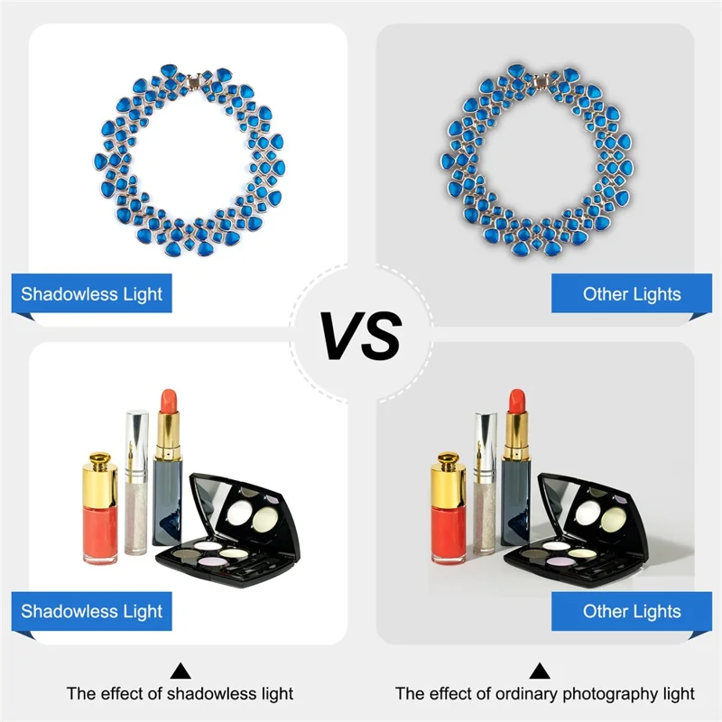 PULUZ PU5138 1200LM 38x38cm LED Photography Shadowless Bottom Light Dimmable Lamp Panel - EU Plug