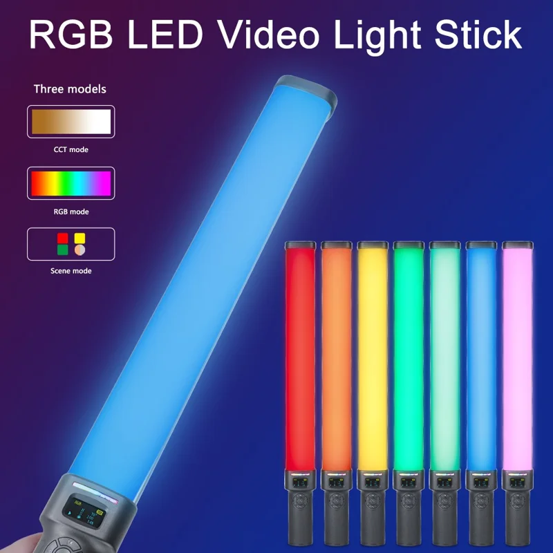 VLOGLITE W270RGB LED-studiolamp voor live streamen, E-Sports handheld vullamp - US-stekker
