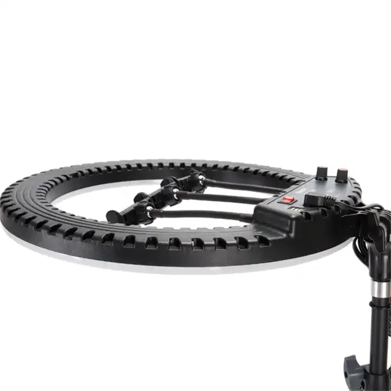 JMARY FM-18R 18-inch Photography Live Streaming Fill Light LED Beauty Ring Light - EU Plug