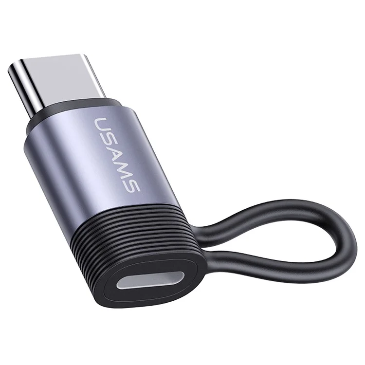 USAMS US-SJ677 AU17 PD 30W Charging Adapter Type-C Male to 8-Pin Female Converter