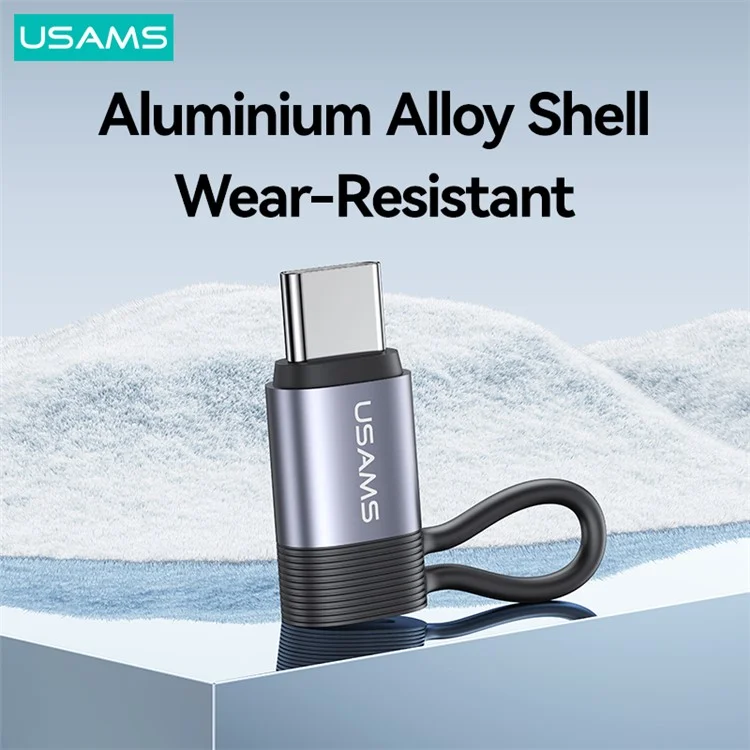 USAMS US-SJ677 AU17 PD 30W Charging Adapter Type-C Male to 8-Pin Female Converter