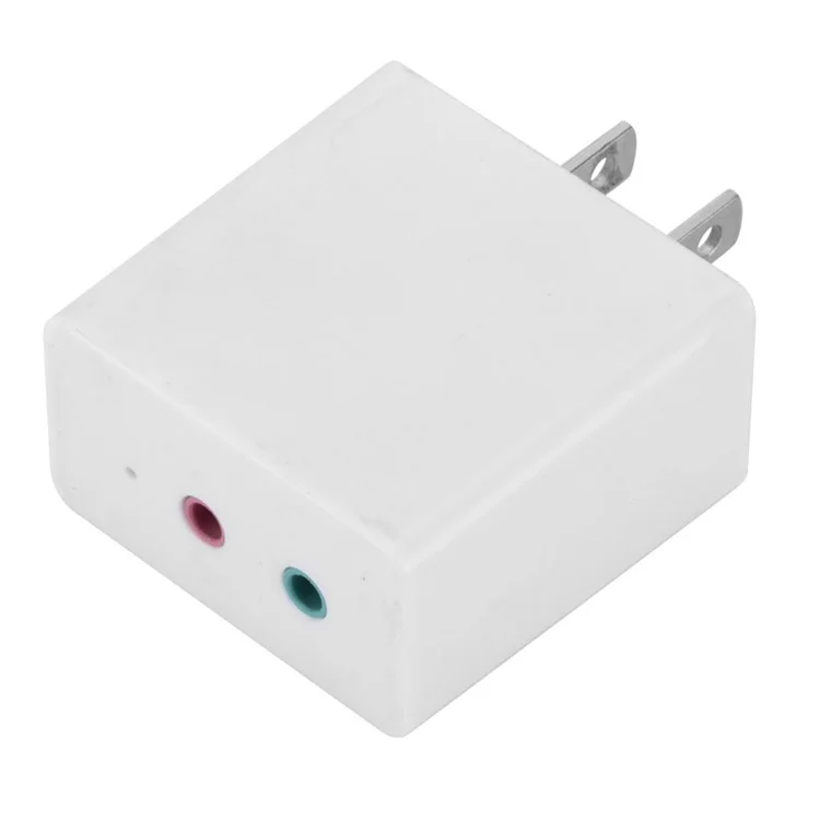 Bluetooth-compatible 5.0 Audio Adapter Transmitter Receiver US Plug 3.5mm AUX Adapter