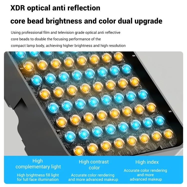 Lámpara de fotografía portátil A16 Magnetic RGB con luz de relleno para cámara y teléfono