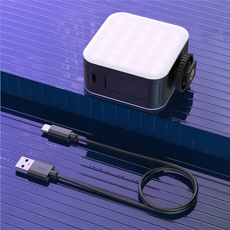 D02 Mini Luz de Preenchimento LED para Transmissão Ao Vivo Adsorção Magnética Bolso Lâmpada de Vídeo RGB