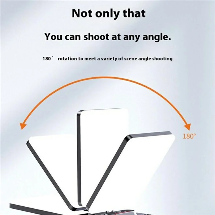 12-inch LED Fill Light with Desktop Stand for Live Streaming Adjustable Brightness Photography Light