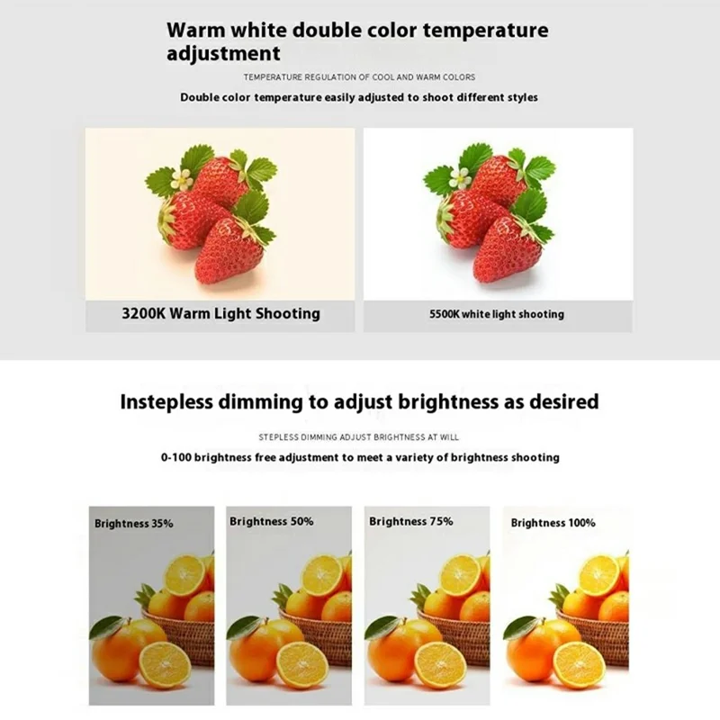 2 Sets 80W LED Softbox Photography Lighting 3 Color Temperature Short Handle Manual Control LED Video Light Kit - EU Plug
