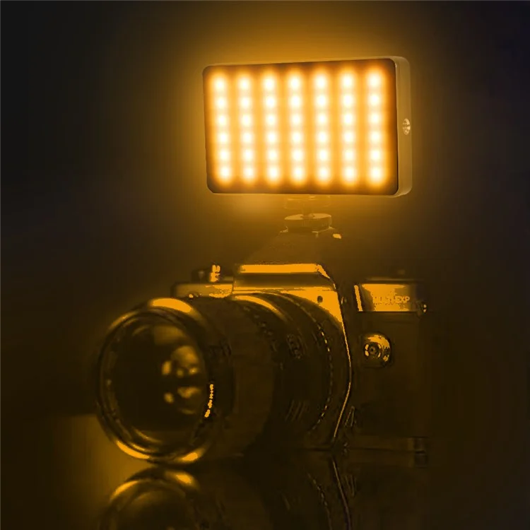 T140 Camera Phone Tablet Video Light with Phone Clip Soft Light Fill Light Selfie Light for Photography