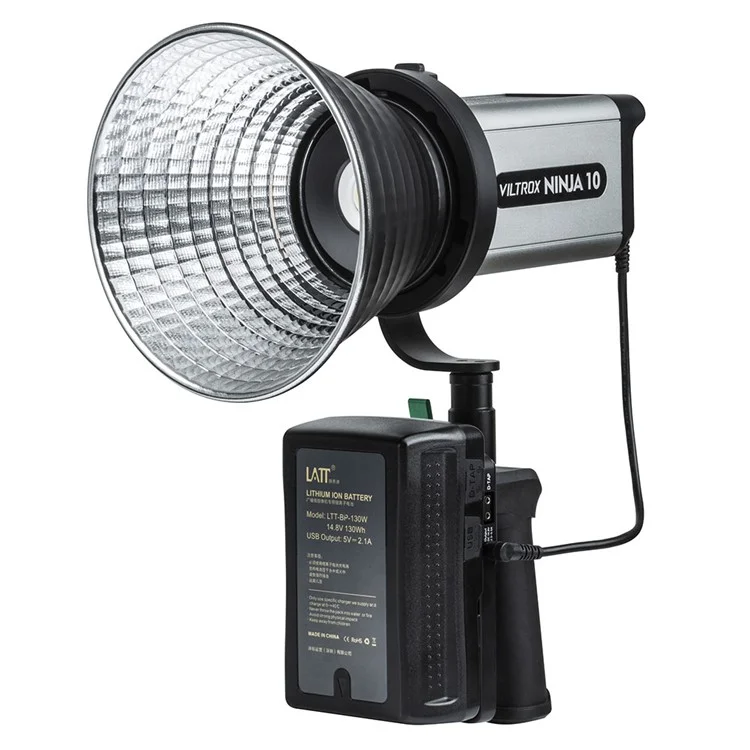 VILTROX Ninja 10 120W LED Video Light 5600K Professional Photography Studio Streaming Fill Light - US Plug