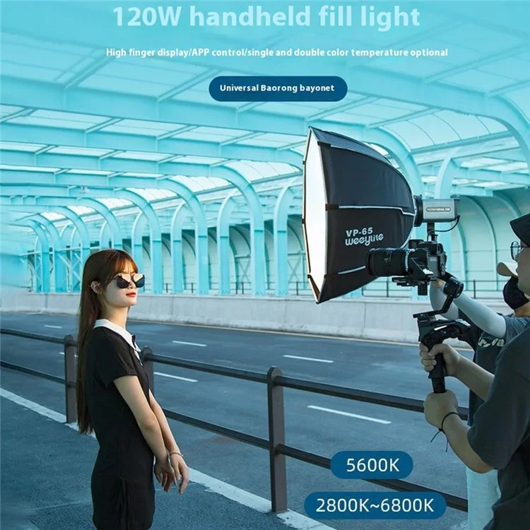VILTROX Ninja 10 120W LED Video Light 5600K Professional Photography Studio Streaming Fill Light - US Plug